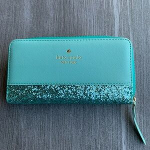 Kate Spade wallet - cute color with bling